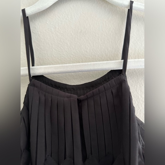 Ramy Brook Shauna Pleated Mini Black Dress Size XS - Picture 5 of 8